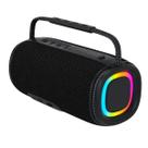 Caixa Som Portátil Bluetooth Luzes RGB Vibrantes Alça