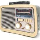 Caixa Som Radio Gaucha Portátil Retro Bluetooth Am Fm Sd Usb