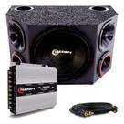 Caixa Som Trio Sub Taramps 12 Pol 300wrms + Taramps Tl 1500 Caixa Som Trio Sub Taramps 12 Pol 300wrms + Taramps Tl 1500