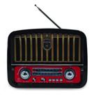 Caixa som xdg-16 radio am/fm retrô ka8808 kapbom