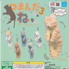 Caixa Surpresa De Brinquedo Cápsula Qualia: Mascote Tsumada Neko 3 Bicolor Com Manchas, Gatinho