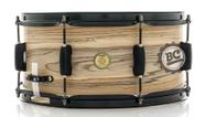 Caixa Tama Woodworks Art Grain Natural Zebrawood Wrap 14x6,5 Matte Black Hardware