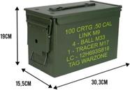 Caixa Tática NTK Ammo Box Porta 50 Multiuso Organização Resistente
