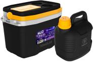 Caixa Térmica 20l + Garrafão Térmicos 5l - Termolar Cor Preto Caixa Térmica 20l + Garrafão Térmicos 5l - Termolar Cor Preto
