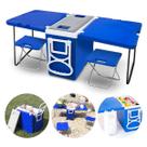 Caixa Térmica 32 L Com Mesa E Cadeira Praia Camping 5 Em 1