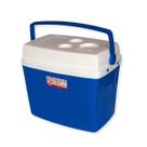 Caixa Térmica Botafogo 34 Litros Azul Até 48h Frio Resistente Para Praia Camping