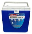 Caixa Térmica Coleman 16qt 15,1 Litros Cor Azul 22 Latas