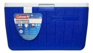 Caixa Térmica Coleman 48qt 45,4 Litros Cor Azul 64 Latas