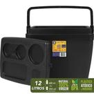 Caixa Térmica Cooler 12 Litros Preta 071307 BEL