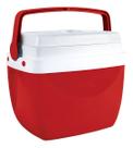 Caixa Termica Cooler 12 Litros Vermelho Com Alça e Tampa Com Porta Copos Mor
