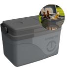 Caixa Térmica Cooler 15 Litros Com Alça Praia Preto Camping