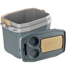Caixa Térmica Cooler 20 Litros Cinza Cabe 26 Lata Termolar