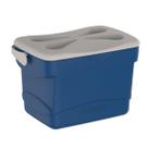 Caixa Térmica Cooler 28 Litros Azul Tropical Plus Soprano