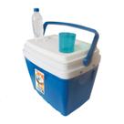 Caixa Térmica Cooler 34 Litros Com Alça Antares Porta Copos Cor Sortida