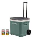 Caixa Térmica Cooler 56 Litros Com Rodas Latitude Igloo Alça Caixa Térmica Cooler 56 Litros Com Rodas Latitude Igloo Alça