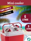 Caixa Térmica Cooler 6 c/ Alças Porta Latas Caixa Térmica Cooler 6 c/ Alças Porta Latas