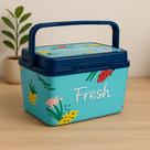 Caixa Térmica Cooler 7L c/ Alça Porta Latas Para Camping Praia Piquenique