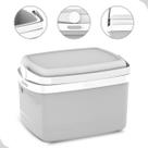 Caixa Termica Cooler Bebidas 12L Cinza 18 Latas Soprano
