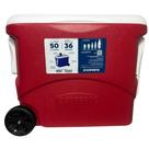 Caixa Térmica Cooler Tropical 50l Com Rodas Vermelha Soprano Caixa Térmica Cooler Tropical 50l Com Rodas Vermelha Soprano
