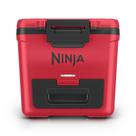 Caixa Térmica Ninja FrostVault 30QT com Rodas e Isolamento, Vermelha Caixa Térmica Ninja FrostVault 30QT com Rodas e Isolamento, Vermelha
