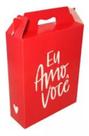 Caixa Tipo Sacola Amo Você Premium Dia Das Mães Papelão