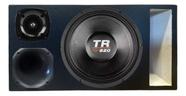 Caixa trio duto régua colorido médio grave triton tr 620 unlike 400 módulo taramps
