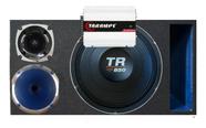 CAIXA TRIO DUTO RÉGUA DUTO COLORIDO TR 850 4 OHMS UNLIKE 500 + MÓDULO DS800x 4 COR:AZUL