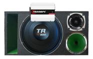 CAIXA TRIO DUTO RÉGUA DUTO COLORIDO TR 850 4 OHMS UNLIKE 500 + MÓDULO DS800x 4 COR:VERDE