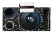 CAIXA TRIO DUTO RÉGUA FRENTE COLORIDA TR 850 4 OHMS COMPET + MÓDULO DS800x 4 COR:PRETO