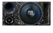 Caixa trio duto régua frente colorida triton tr 850 4 ohms unlike 400 cor:preto