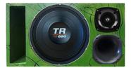 Caixa trio duto régua frente colorida triton tr 850 4 ohms unlike 400 cor:verde