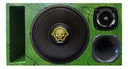 Caixa trio duto régua woofer kaos bass 650 unlike 400 cores + módulo taramps