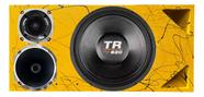 Caixa trio duto triângulo alto falante triton tr620 corneta 1425 preta Caixa trio duto triângulo alto falante triton tr620 corneta 1425 preta