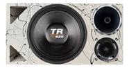 Caixa trio duto triângulo alto falante triton tr620 corneta 1425 preta Caixa trio duto triângulo alto falante triton tr620 corneta 1425 preta