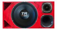 Caixa trio duto triangulo frente colorida triton tr 850 4 ohms compet cor:vermelho
