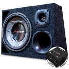 Caixa Trio Falante Sub Pioneer Modulo Amplificador Stetsom