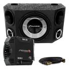 Caixa Trio Pioneer Completa Som Carro + Amplificador Stetsom