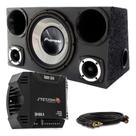 Caixa Trio Pioneer Completa Sub 12 Pol + Módulo Stetsom