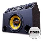 Caixa Trio Som Automotivo Completa Selada + Taramps Tl1500