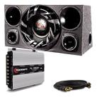 Caixa Trio Som Completa Bomber Upgrade 12 + Taramps Tl 1500