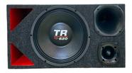 Caixa trio triton tr 620 duto triangular som automotivo completa