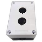 Caixa Vazia com 2 Furos de 22mm para Botoeira Botão Led Interruptor de Sobrepor Caixa Vazia com 2 Furos de 22mm para Botoeira Botão Led Interruptor de Sobrepor