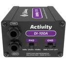 Caixa waldman direta ativa para interligacao de instrumentos musicais di-100a