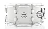 Caixa X-Pro C. Ibañez Stage Series Silver Sparkle 14x7 com pele Evans G1 Uno