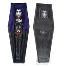 Caixão De Plástico Luxo Lacrado Com Vampiro Dracula - Halloween