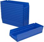 Caixas de armazenamento Akro-Mils 30138 Prateleira de plástico 18 cm x 16,5 cm x 10 cm