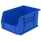 Caixas de armazenamento Akro-Mils 30237 AkRobins Plastic 9x6x5 azuis, pacote com 12