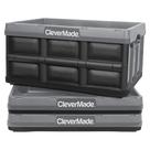 Caixas de armazenamento CleverMade Collapsible Stone 32L, pacote com 3 Caixas de armazenamento CleverMade Collapsible Stone 32L, pacote com 3