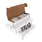 Caixas de armazenamento de cartões colecionáveis BCW 800ct x6 com divisórias