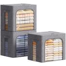 Caixas de armazenamento de roupas Lifewit com estrutura de metal, 40L, pacote com 3